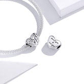 Angel & Baby Heart Charm